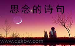思念的詩句